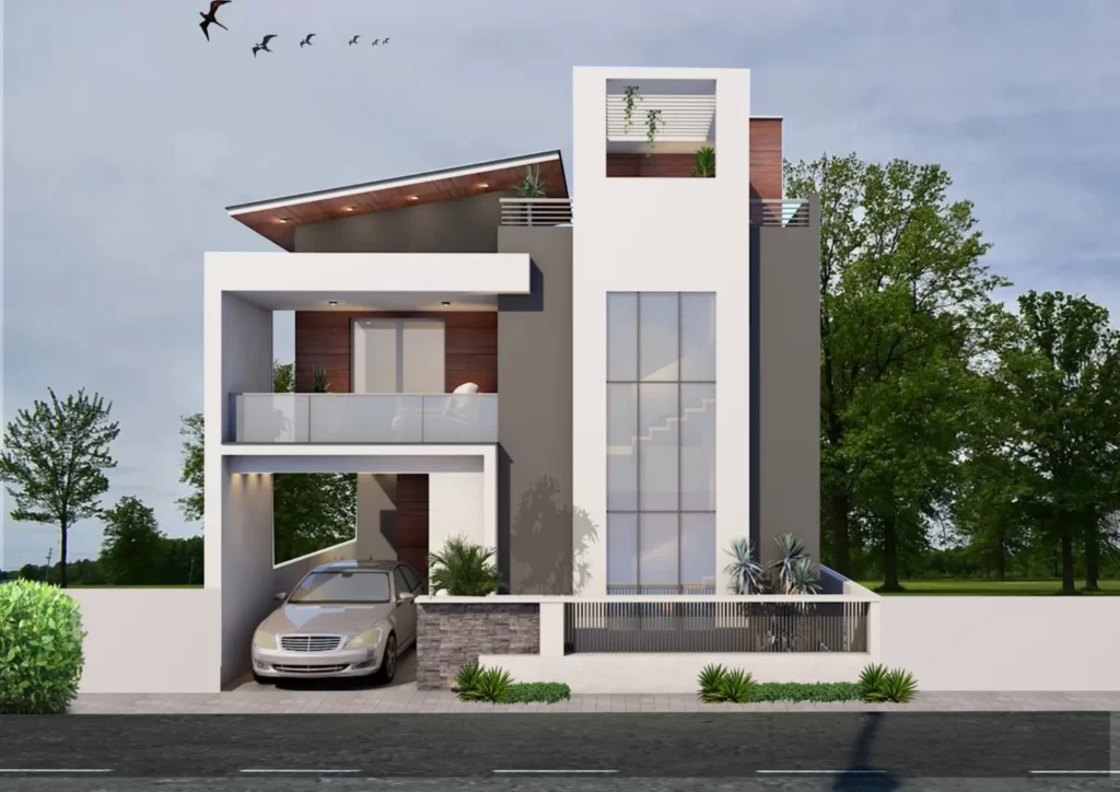 Villa Elevation Design 2 IMG